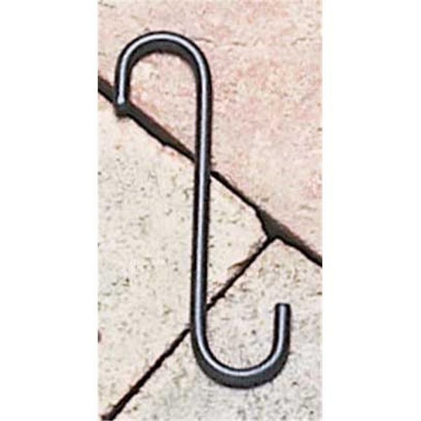 Village Wrought Iron Village Wrought Iron SH-4-A 4 in. S-Hook with .75 in. Openings - Black SH-4-A